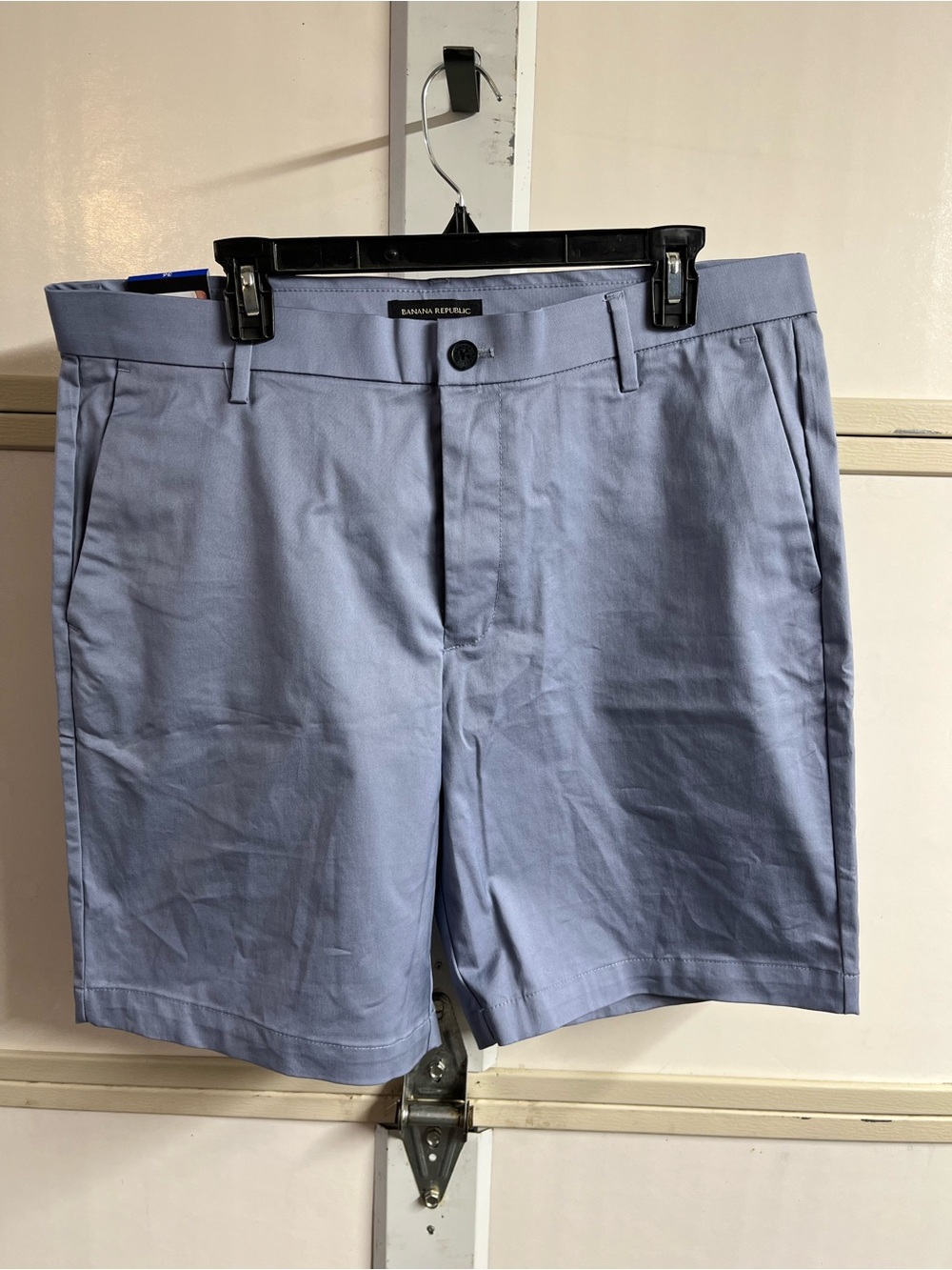 Banana Republic Light Blue Flat-Front Men's Shorts